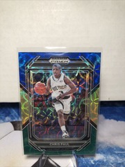2023 Panini Prizm Draft Picks Chris Paul #71 Blue Yellow & Green Scope